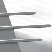 Tipless Cantilevers - Tipless Noncontact (NSC) and Contact (CSC) three-lever silicon probes